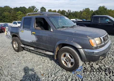 2000 Nissan Frontier Crew Cab Xe из США, поврежденный, VIN 1N6ED27Y2YC388499